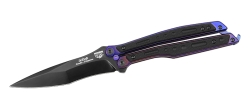 Нож балисонг Эльф сталь Д2 Black 204-800401 НОКС