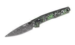 Нож Zero Tolerance 0117VFGW Green CF Damascus